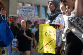 Anti-war Demostration In Cologne