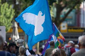 Anti-war Demostration In Cologne