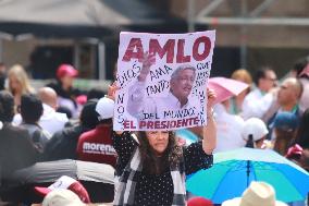 President Lopez Obrador Holds His 6th Government Report