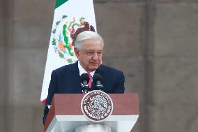 President Lopez Obrador Holds His 6th Government Report