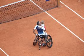 Paris 2024 Paralympics - Wheelchair Tennis - Stephane Houdet qualified - Roland Garros