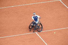 Paris 2024 Paralympics - Wheelchair Tennis - Stephane Houdet qualified - Roland Garros