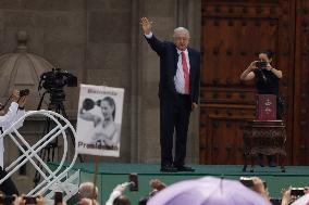 President Lopez Obrador Holds His Last Government Report