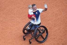 Paris 2024 Paralympics - Wheelchair Tennis - Stephane Houdet qualified - Roland Garros