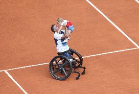 Paris 2024 Paralympics - Wheelchair Tennis - Stephane Houdet qualified - Roland Garros