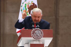 President Lopez Obrador Holds His 6th Government Report