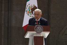 President Lopez Obrador Holds His Last Government Report