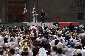 President Lopez Obrador Holds His Last Government Report