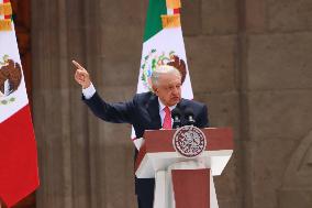 President Lopez Obrador Holds His 6th Government Report