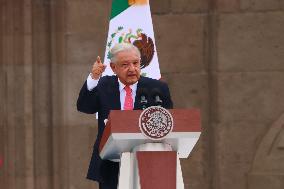 President Lopez Obrador Holds His 6th Government Report