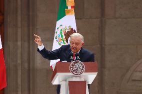 President Lopez Obrador Holds His 6th Government Report