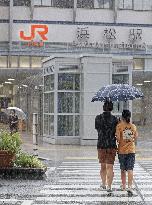 Powerful typhoon hits Japan