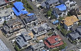 Powerful typhoon hits Japan