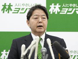 Japan gov't spokesman joins ruling party leadership race