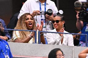 US Open - Serena Williams And Alicia Keys