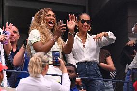 US Open - Serena Williams And Alicia Keys