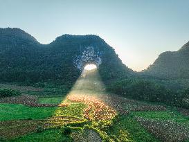 Beam Through Hole in Yongzhou