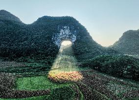 Beam Through Hole in Yongzhou