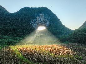 Beam Through Hole in Yongzhou