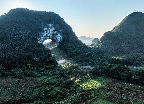 Beam Through Hole in Yongzhou