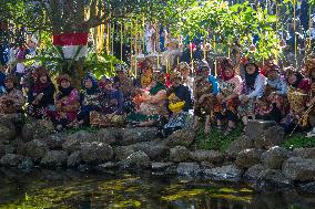 Irung Irung Cai Traditional Ceremony To Protect Water Springs In Bandung West Java