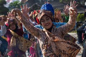 Irung Irung Cai Traditional Ceremony To Protect Water Springs In Bandung West Java