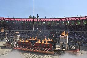 Puy Du Fou Theme Park Illustration