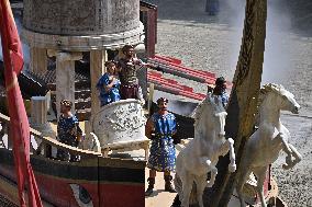 Puy Du Fou Theme Park Illustration