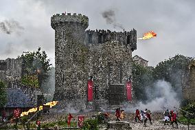 Puy Du Fou Theme Park Illustration