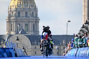 Paris 2024 Paralympics - Para Triathlon - Jules Ribstein Wins Gold