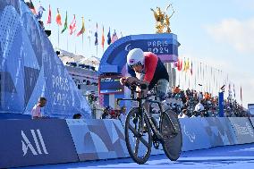 Paris 2024 Paralympics - Para Triathlon - Jules Ribstein Wins Gold