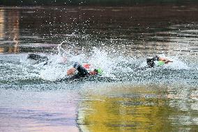 Paris 2024 Paralympics - Para Triathlon - Jules Ribstein Wins Gold