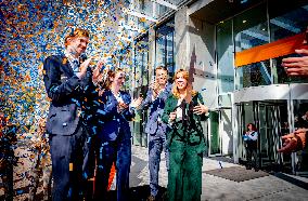 Prince Constantijn Opens A New Faculty Building Of  University - Leiden