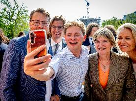 Prince Constantijn Opens A New Faculty Building Of  University - Leiden