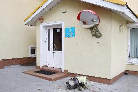 Kyiv lyceum damaged by Russian missile attack