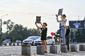 Rally in  support of Ukrainian POWs in Zaporizhzhia