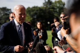 Joe Biden Arrives At White House - Washington