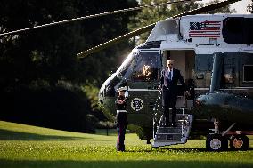 Joe Biden Arrives At White House - Washington