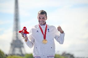 Paris 2024 Paralympics - Para Triathlon - Alexis Hanquinquant Wins Gold