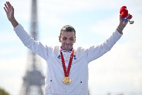 Paris 2024 Paralympics - Para Triathlon - Alexis Hanquinquant Wins Gold