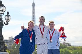 Paris 2024 Paralympics - Para Triathlon - Alexis Hanquinquant Wins Gold