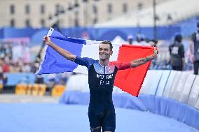 Paris 2024 Paralympics - Para Triathlon - Alexis Hanquinquant Wins Gold