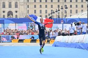 Paris 2024 Paralympics - Para Triathlon - Alexis Hanquinquant Wins Gold