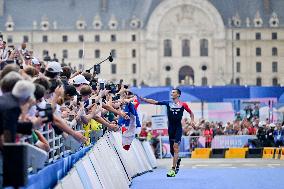 Paris 2024 Paralympics - Para Triathlon - Alexis Hanquinquant Wins Gold