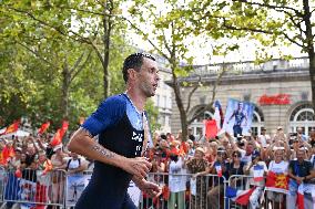 Paris 2024 Paralympics - Para Triathlon - Alexis Hanquinquant Wins Gold