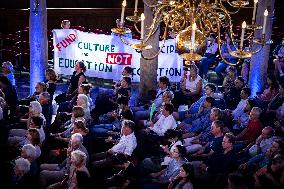 Pro Palestine Protest At University Of Amsterdam