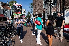 Pro Palestine Protest At University Of Amsterdam