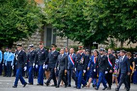 Tribute Ceremony For French Gendarme Killed During A Road Check - Nice