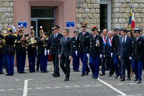 Tribute Ceremony For French Gendarme Killed During A Road Check - Nice