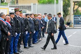 Tribute Ceremony For French Gendarme Killed During A Road Check - Nice